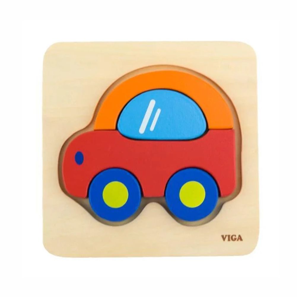 Puzzle wooden `Car`