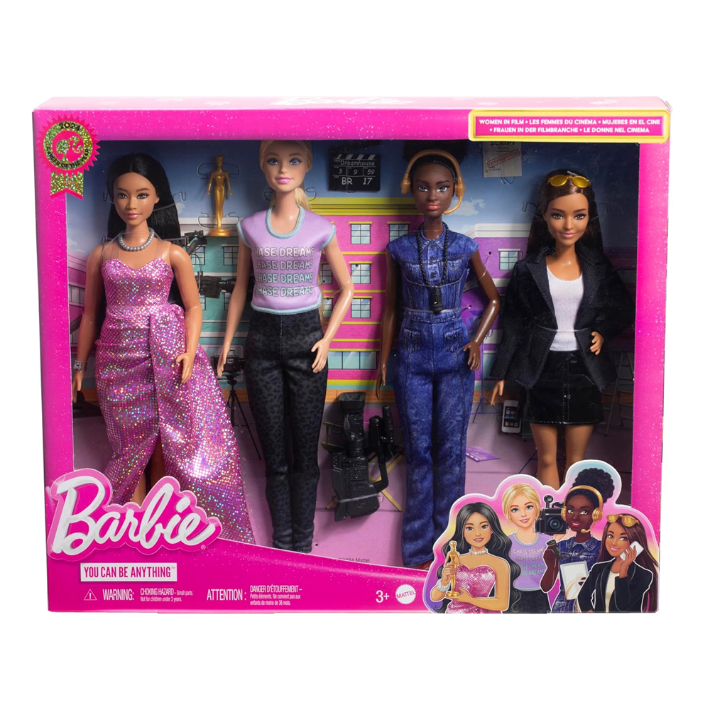 Barbie dolls 4 pieces Mattel