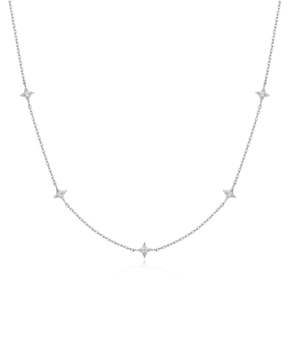 Silver necklace «Ania Haie» N061-04H