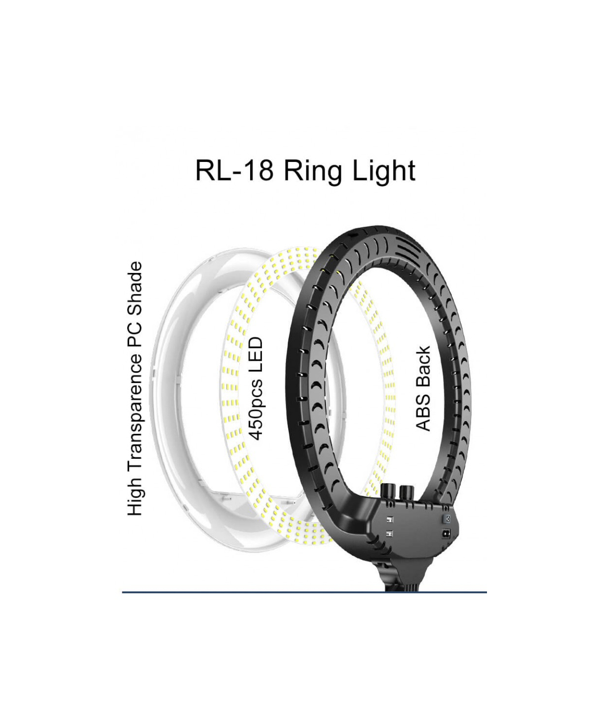 Լեդ լամպ RL-18 Professional