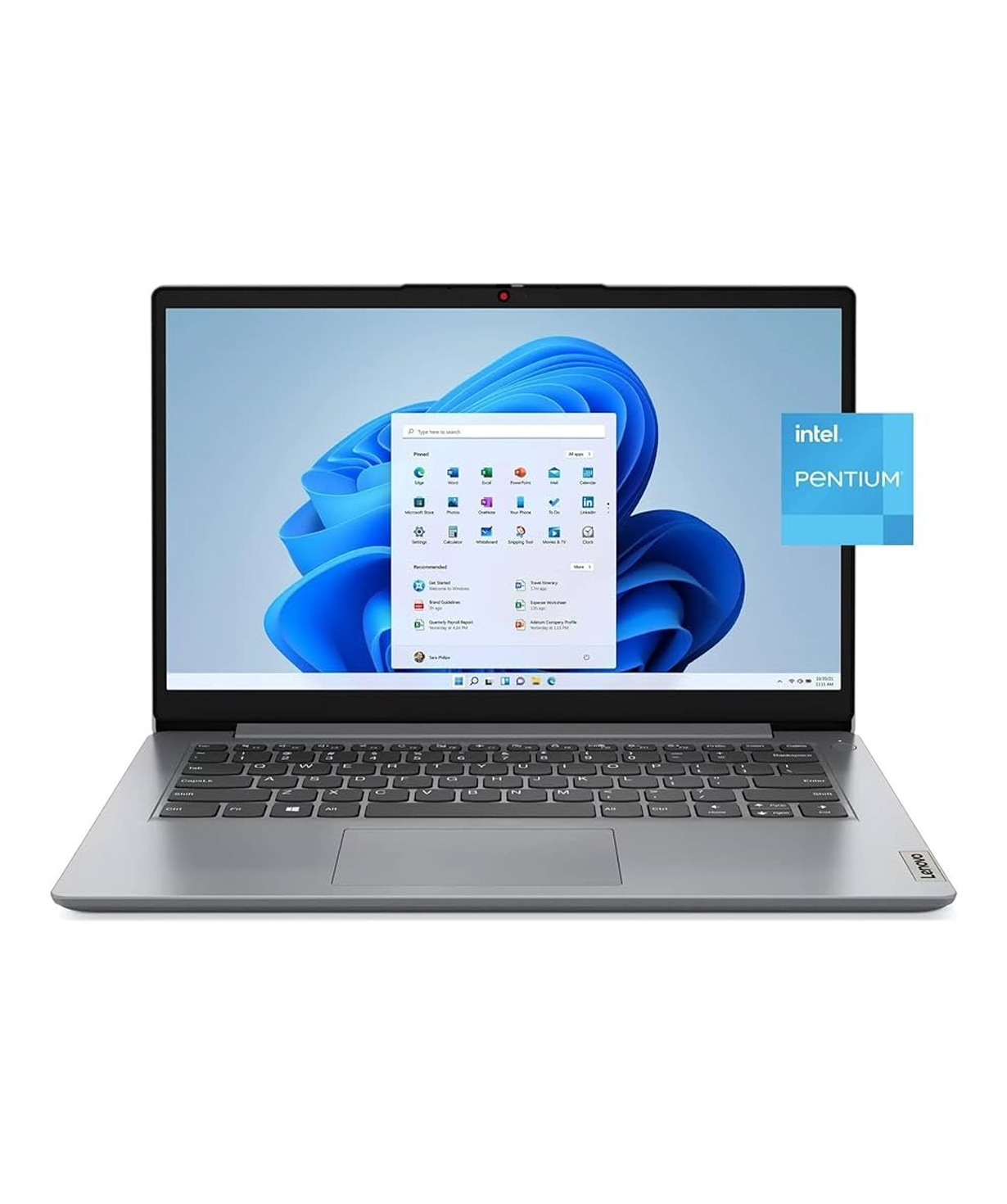 Ноутбук Lenovo IP 1 (4GB, 256GB SSD, Intel N4020, 14` 1366x768, grey)