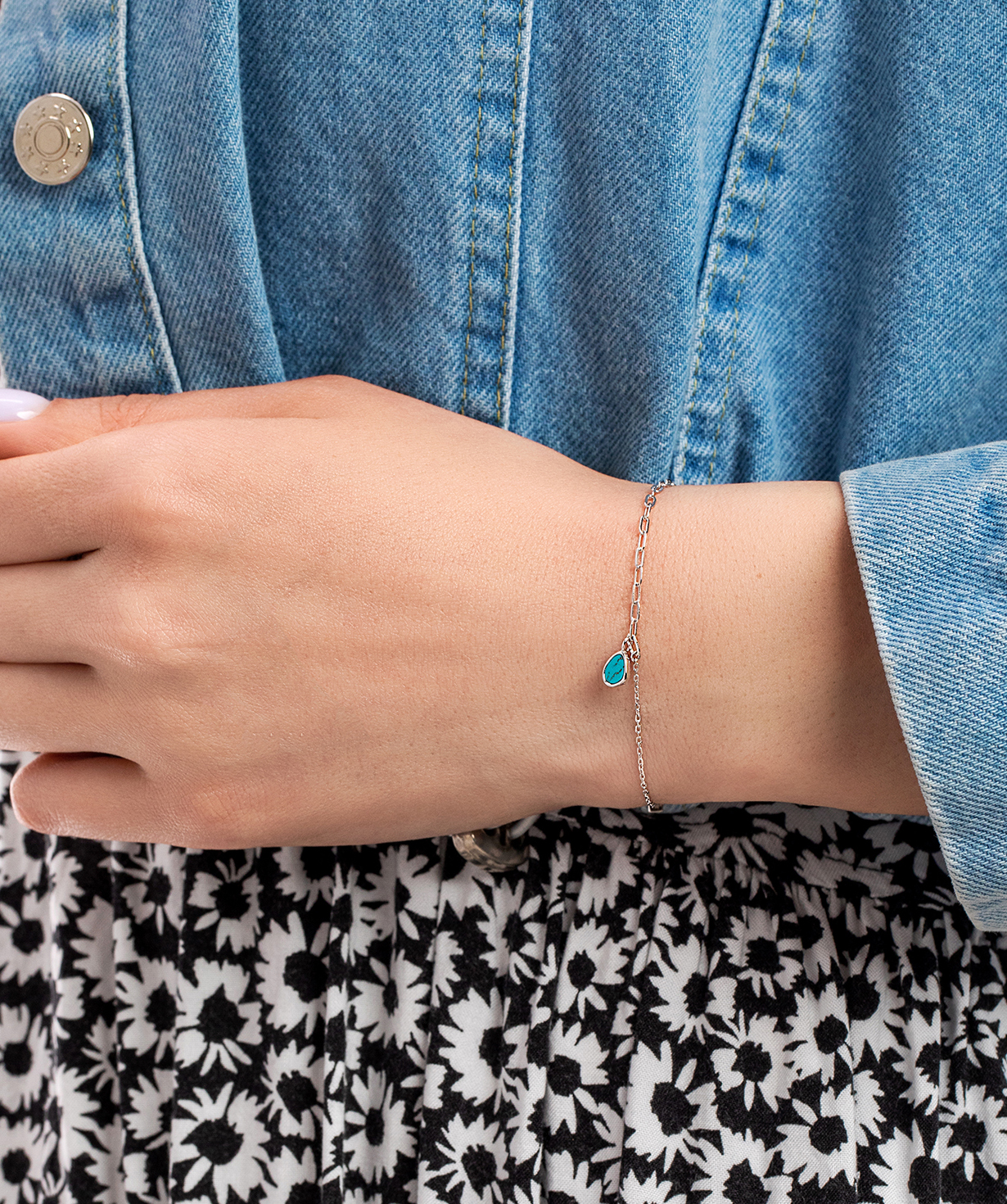 Silver bracelet «Ania Haie» B027-02H