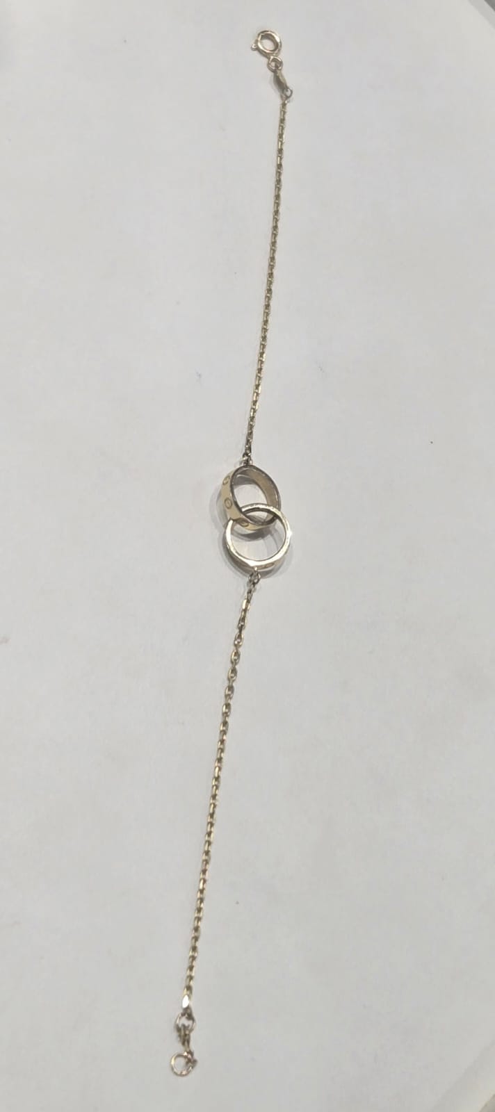 Bracelet `Less is more` gold №153
