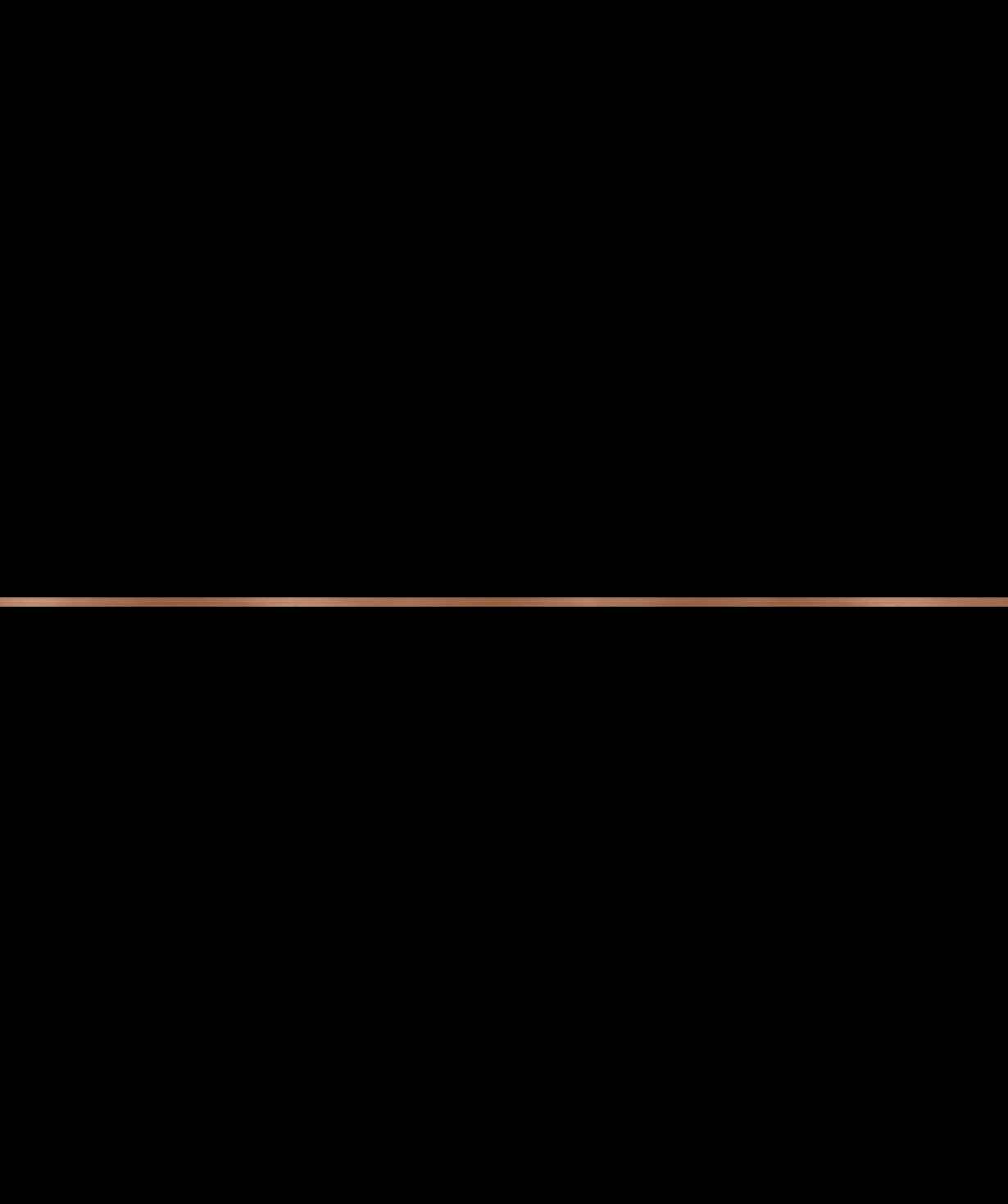 Cersanit Սալիկի դեկոր Metal Copper, Փայլուն եզրագիծ, 1×119.8մմ