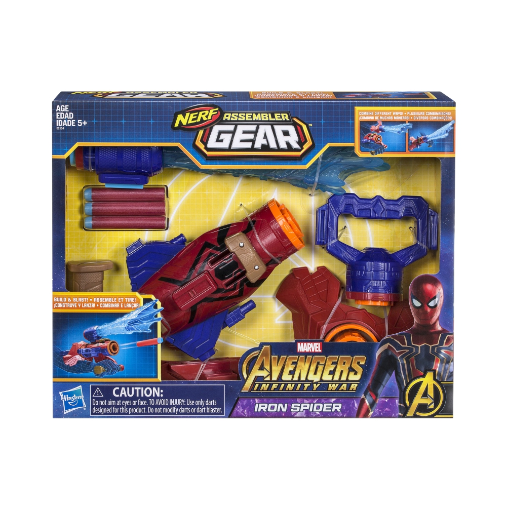 Խաղալիք «NERF» զենք, Iron Spider-Man Assembler Gear