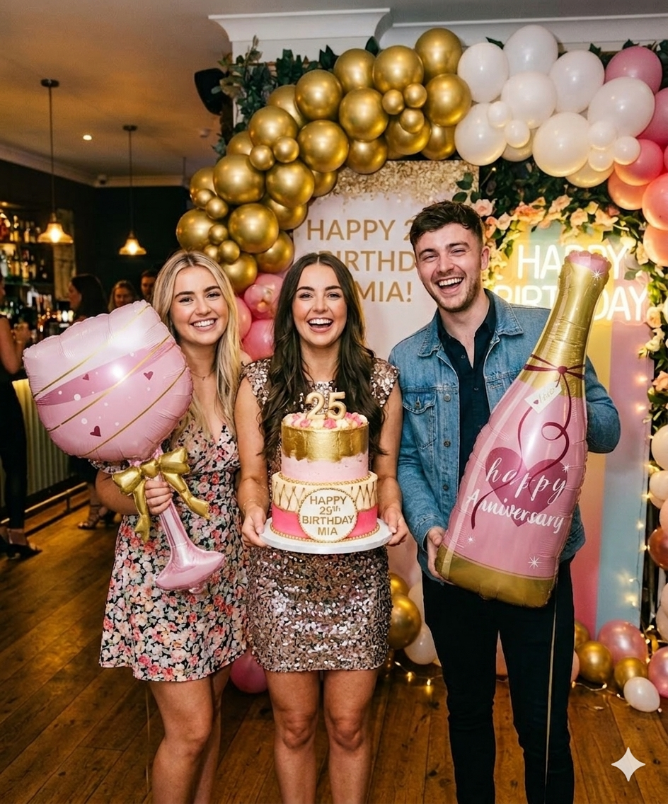 Փուչիկների հավաքածու «Champagne» 2 հատ