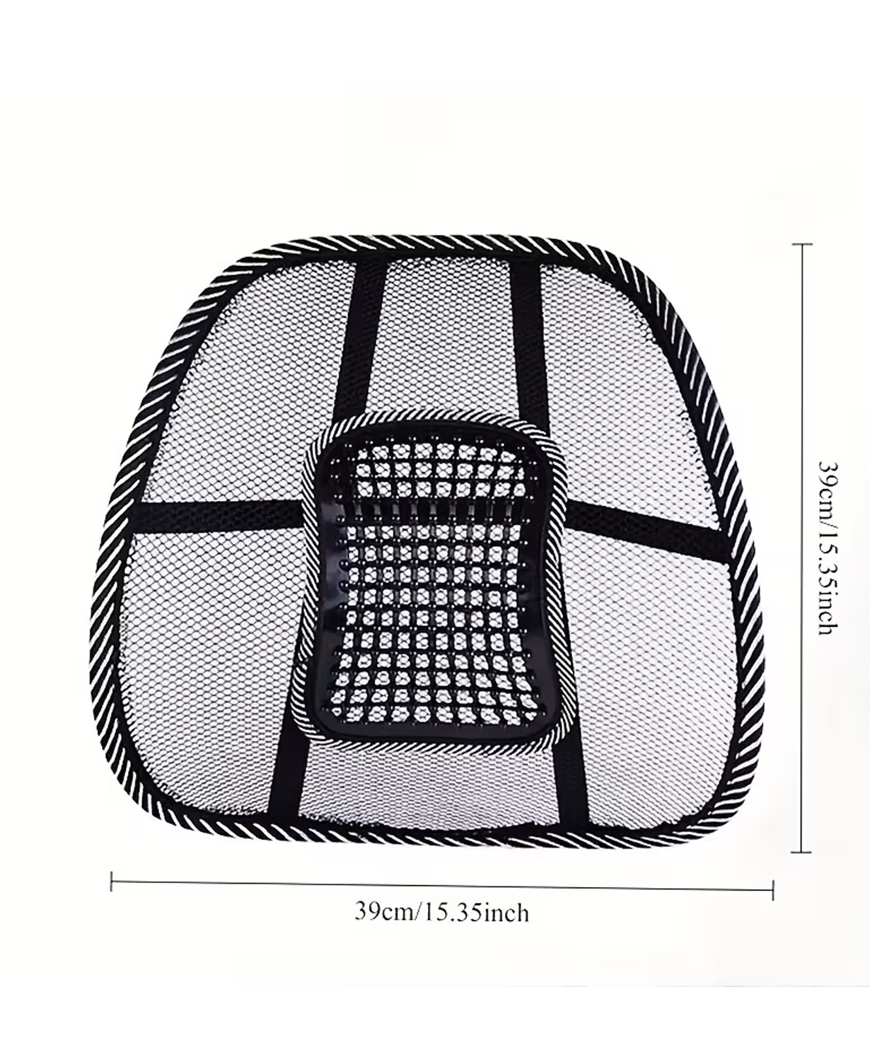 Breathable orthopedic lumbar support for car and chair №386