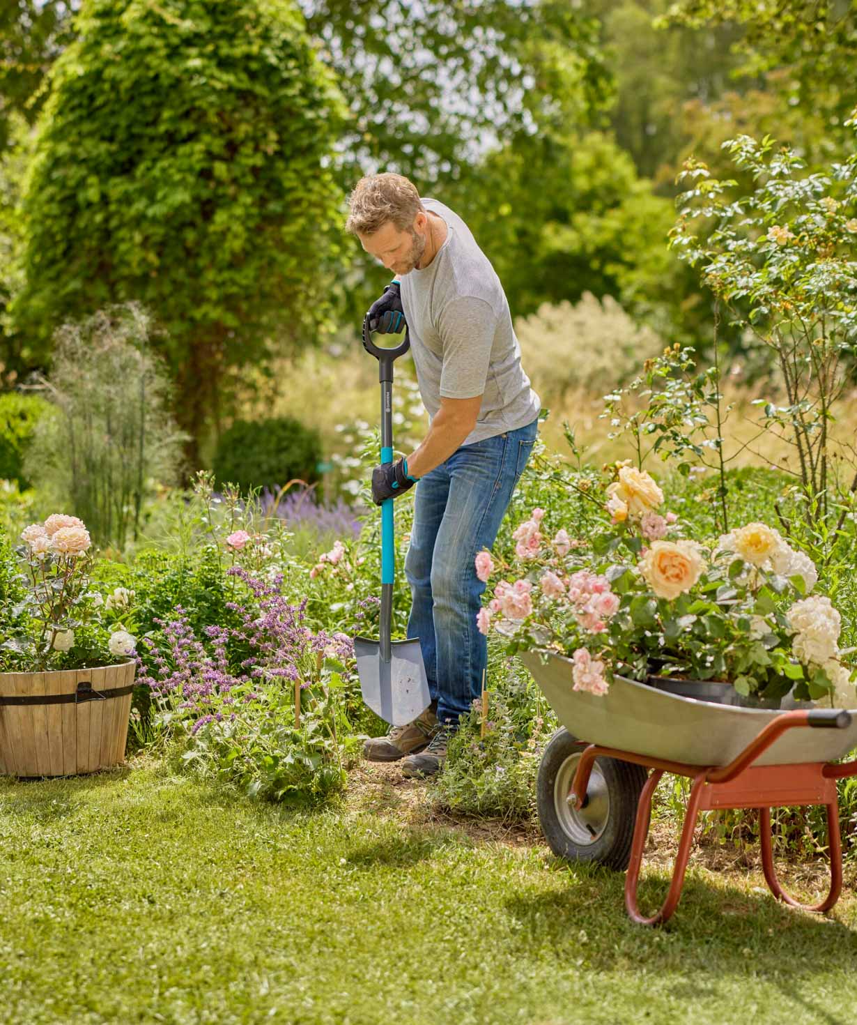 Sharp-edged shovel «Gardena» ClassicLine