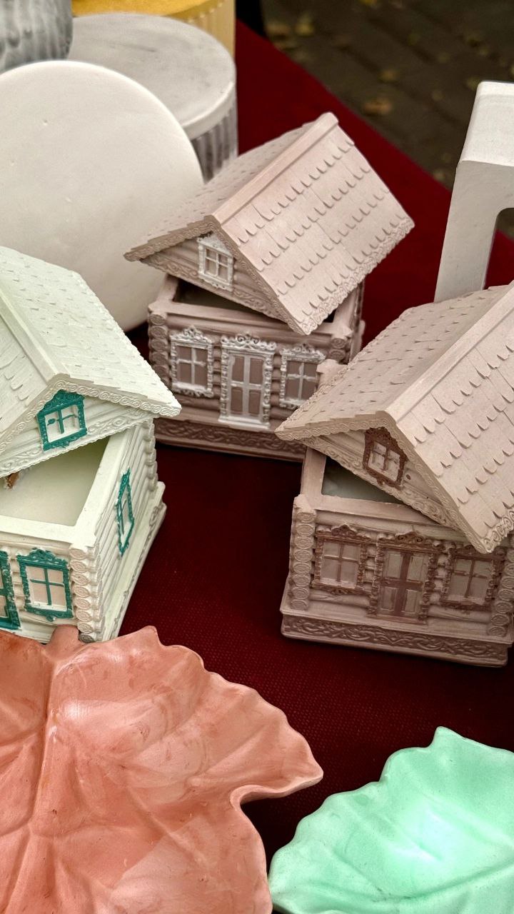 Свеча «Blue Moon» Домик нашего сердца