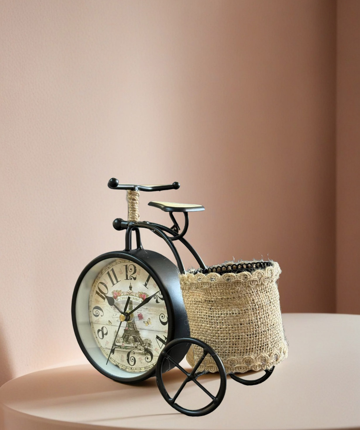 Часы «Moonlight» Велосипед, черные