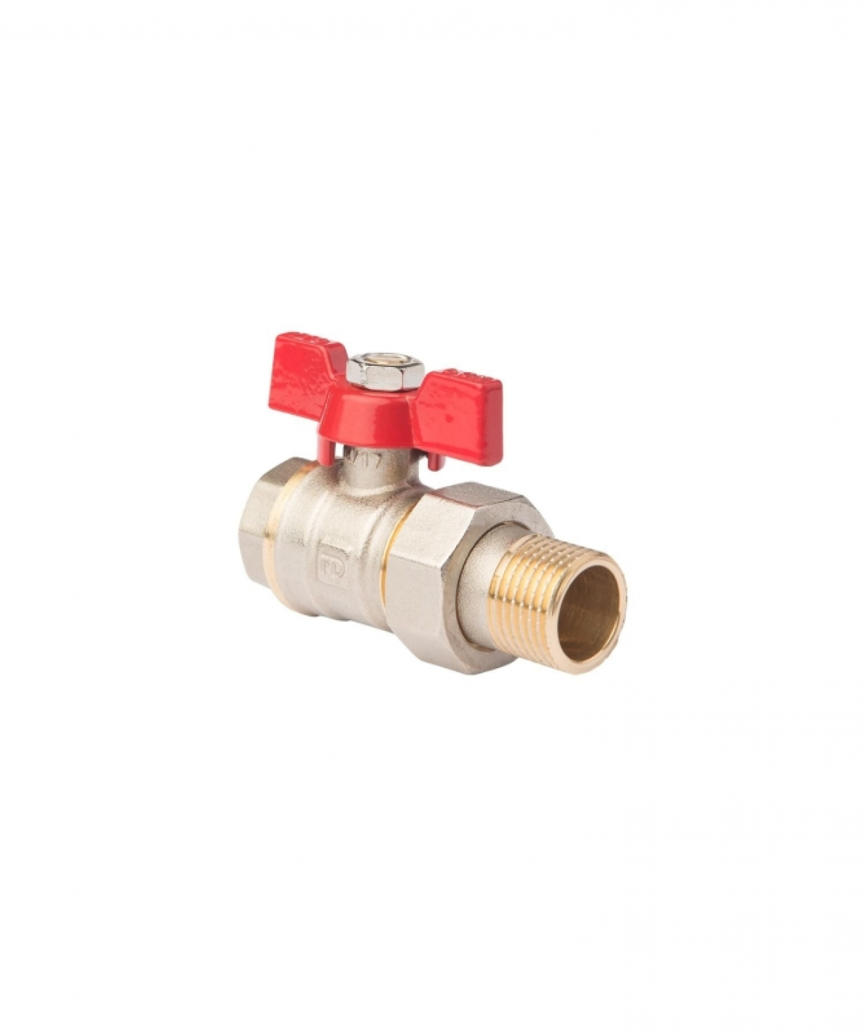 Փական գնդիկավոր լատունե PN25 1 ներքին պարուրակով ամերիկանկա