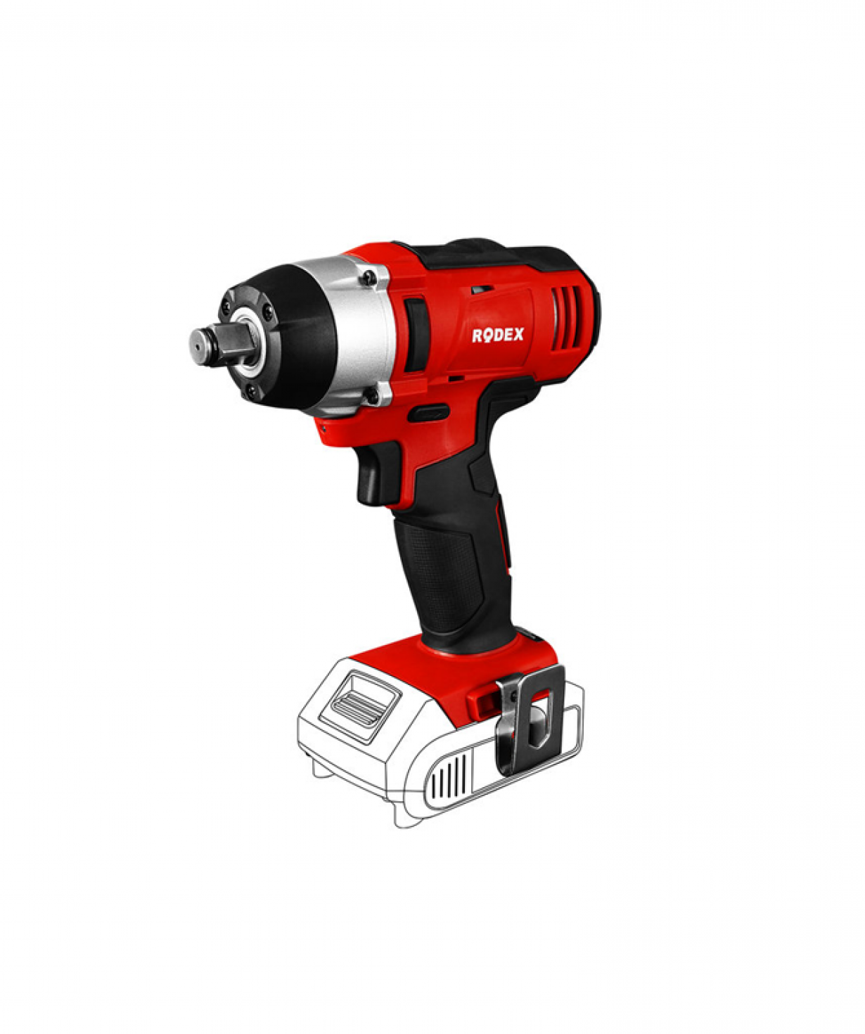 Մարտկոցային հարվածային մանեկադարձիչ 20V RODEX