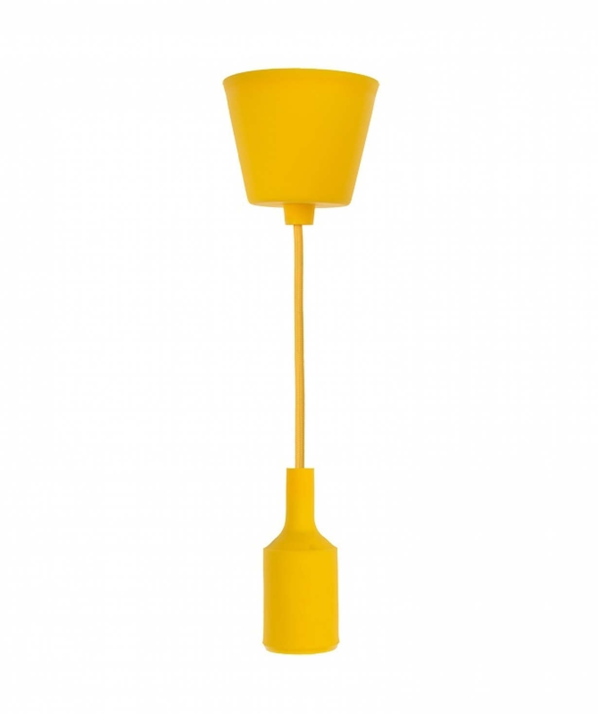 Կախովի պատրոն սիլիկոնե դեղին 1մ  REXANT