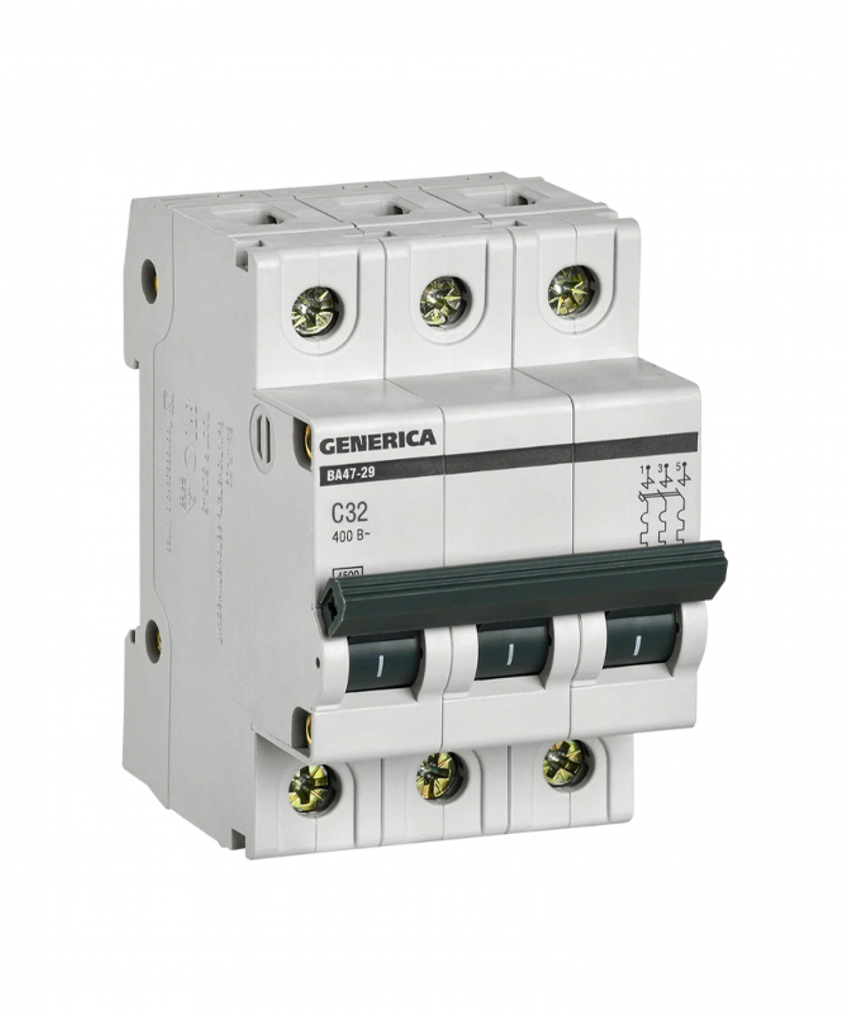 Ավտոմատ անջատիչ 3P C 32 A GENERICA IEK