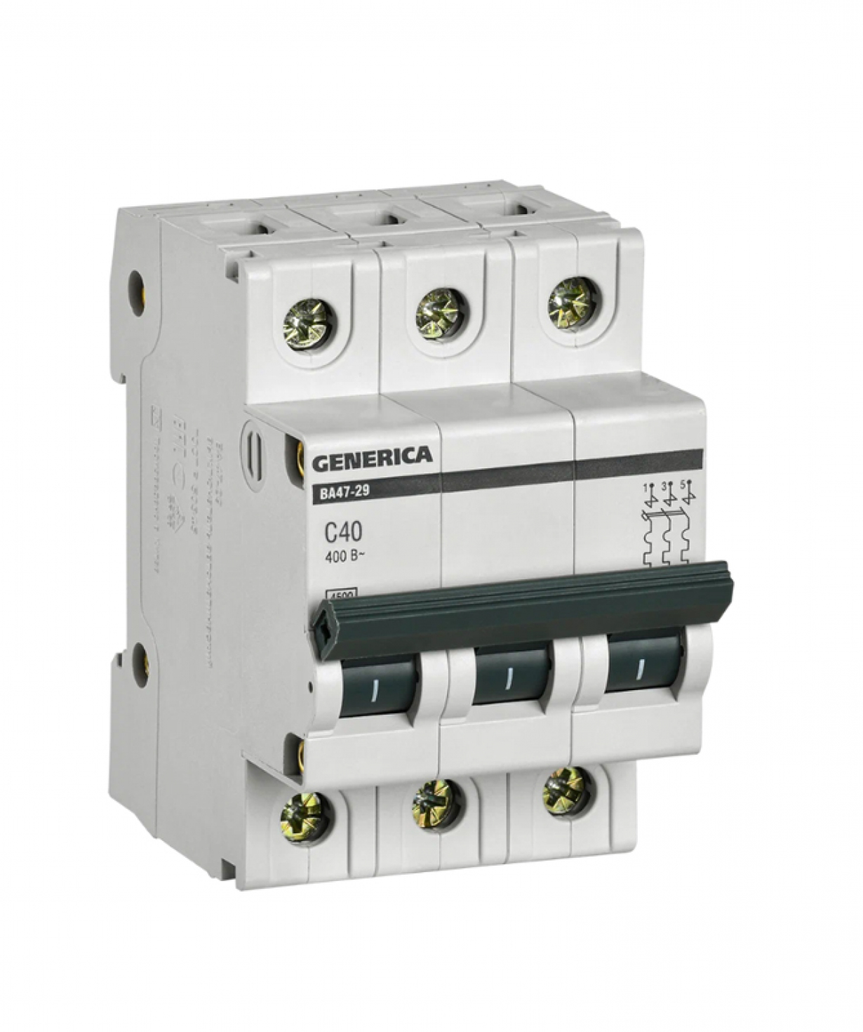 Ավտոմատ անջատիչ 3P C 40 A GENERICA IEK