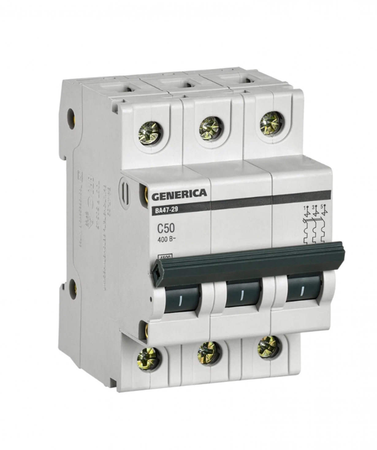 Ավտոմատ անջատիչ 3P C 50 A GENERICA IEK