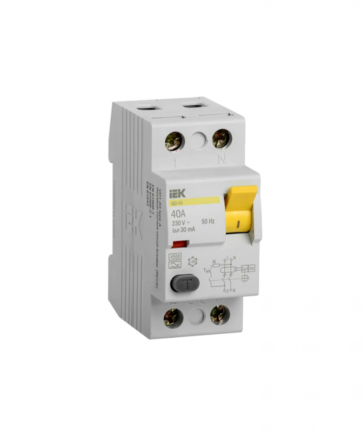 Պաշտպանական անջատման սարքավորումներ (ՊԱՍ)   2P 16 A 40 Ma GENERICA  IEK