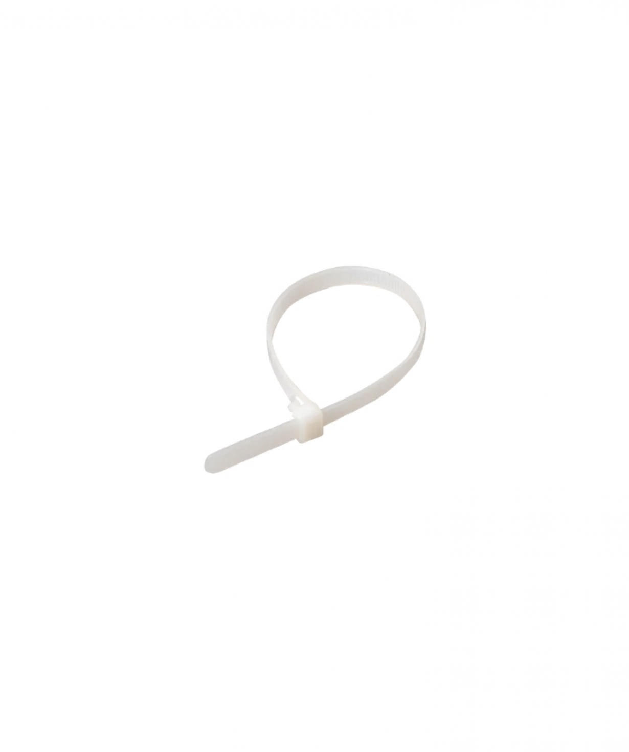 Լարի և ճկուն խողովակի խամուտ, սպիտակ, 2.5x80մմ, IEK, 100 հատ