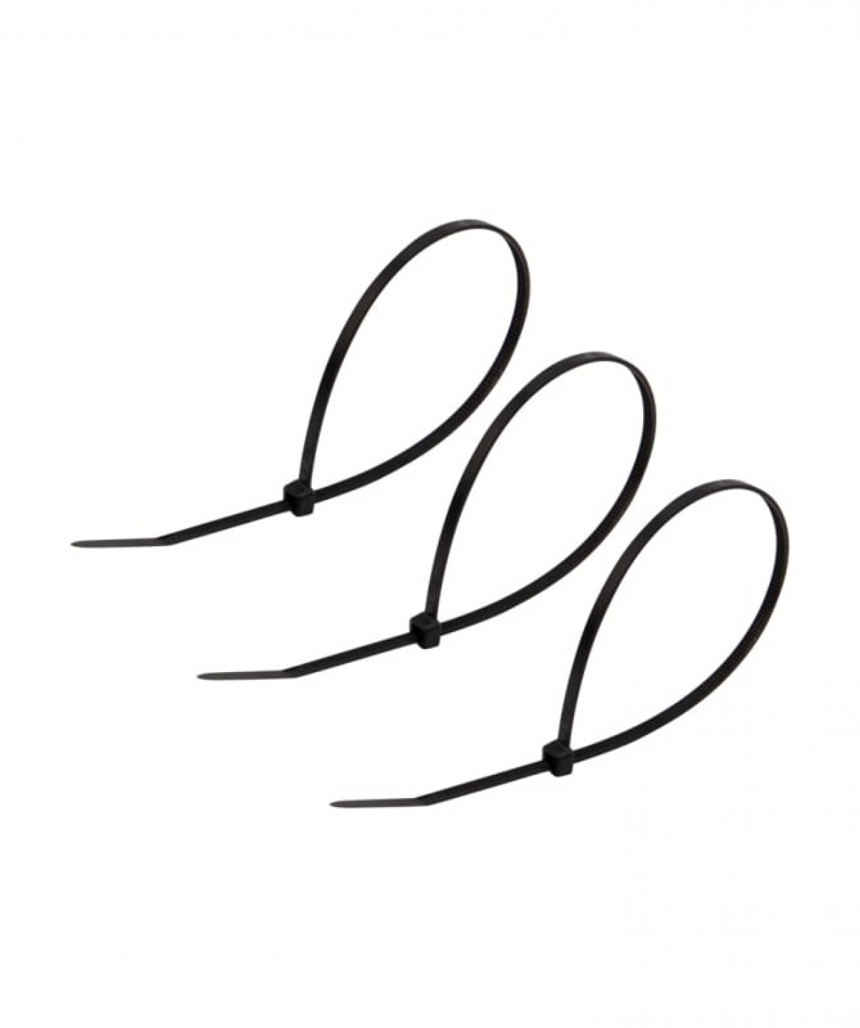 Լարի և ճկուն խողովակի խամուտ սև 3.6x300մմ, REXANT, 100 հատ