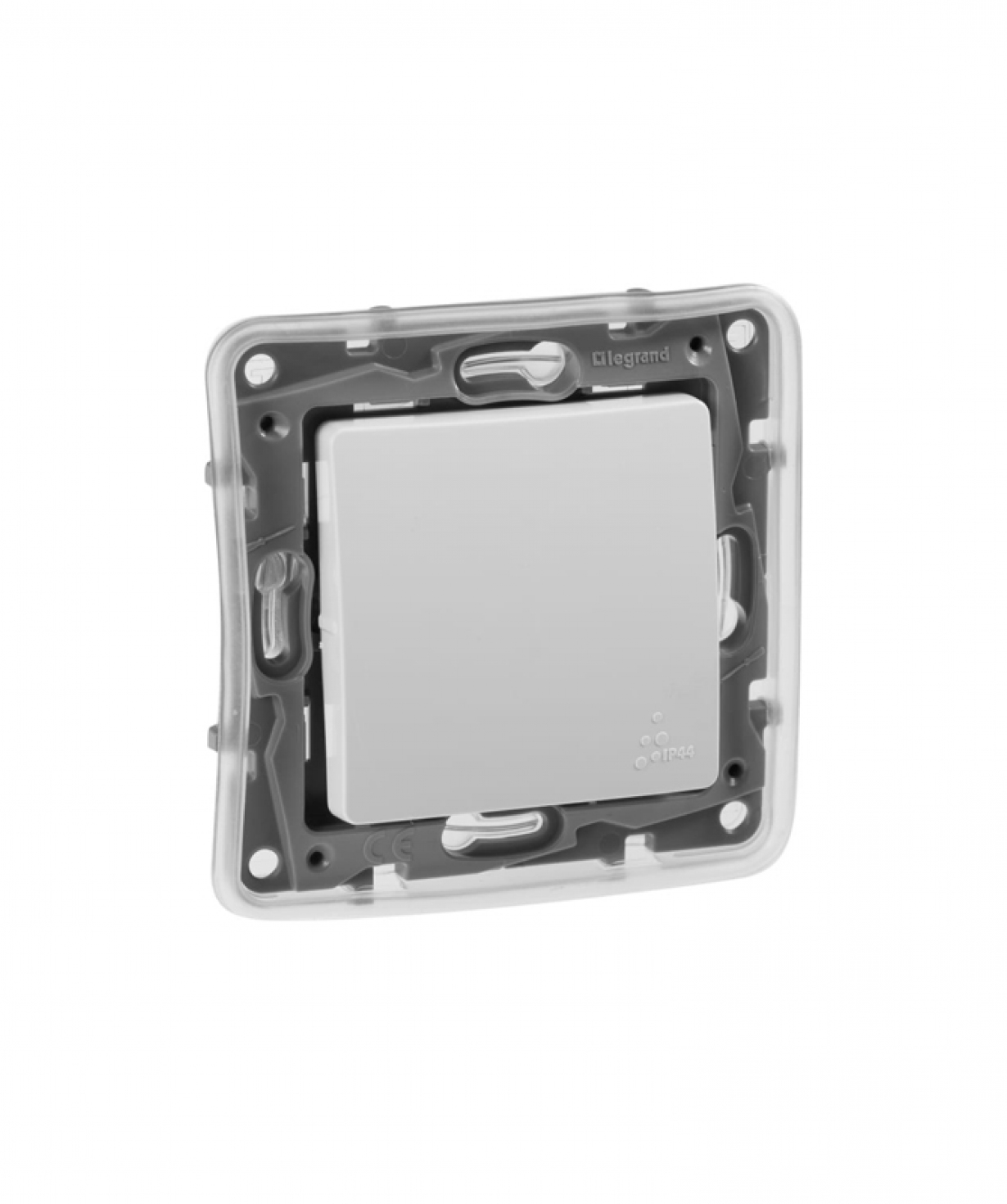 IP44 Ռևերս անջատիչ 1-ստեղնանի 10Ա 250 Վ~ ЕTIKA / NILOE Սպիտակ