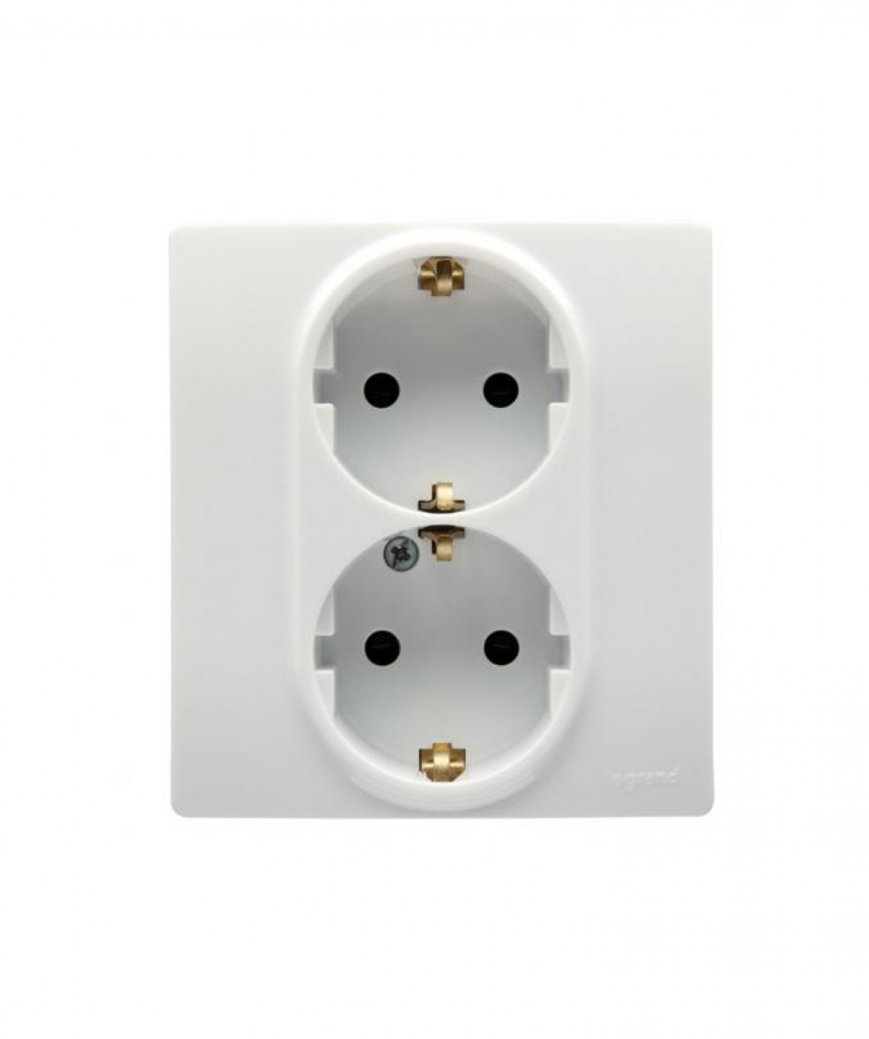 Վարդակ հողանցումով 2 x 2Բ+Հ 16Ա 250 Վ~ ЕTIKA / NILOE Սպիտակ