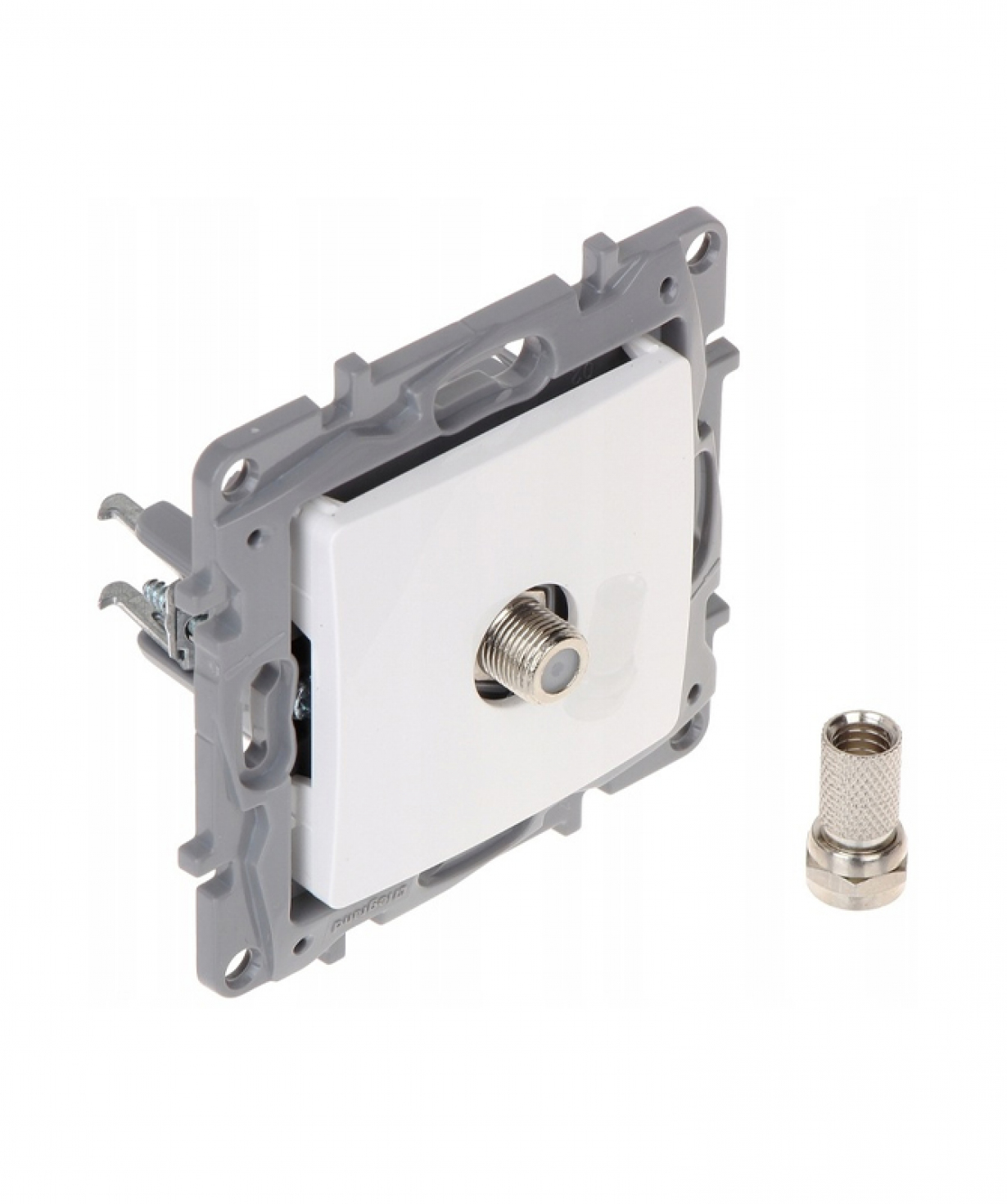 Վարդակ TV  տիպ  F ,1 դԲ , 0-2400 մՀց ЕTIKA / NILOE Սպիտակ