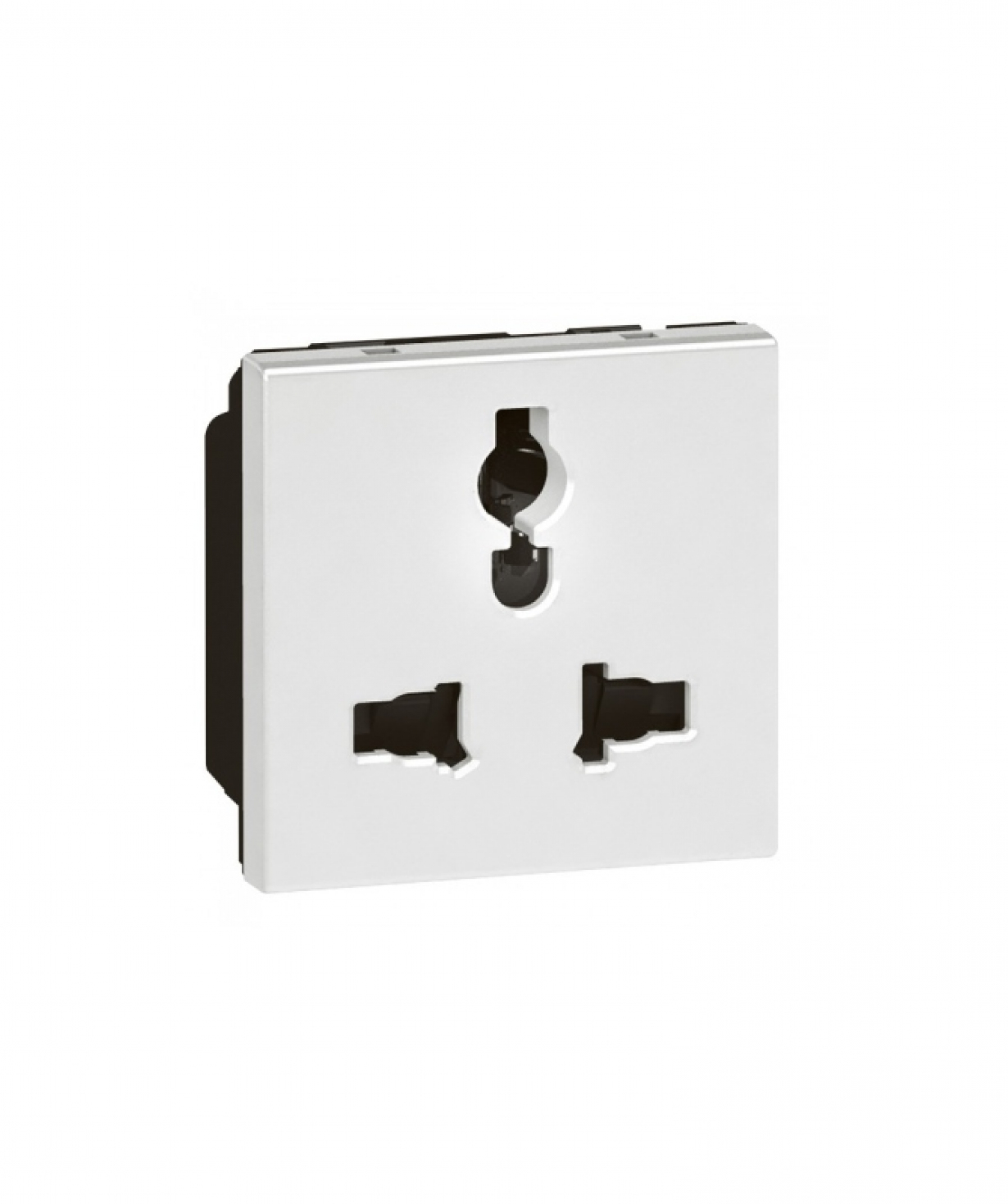 Վարդակ Ունիվերսալ ստանդարտի 2Բ+Հ,  5/6/10/13Ա 250 Վ~ ЕTIKA / NILOE Սպիտակ