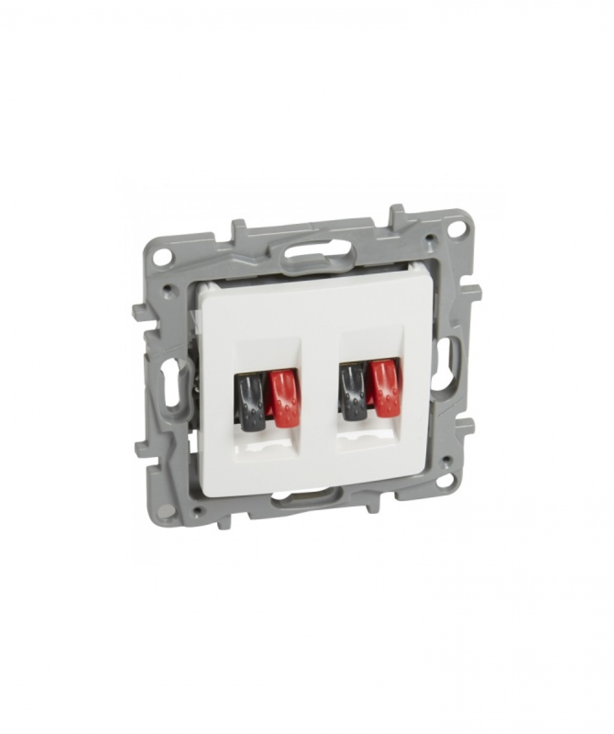 Աուդիո-վարդակ 2-ստեղնանի, Սպիտակ, ЕTIKA / NILOE