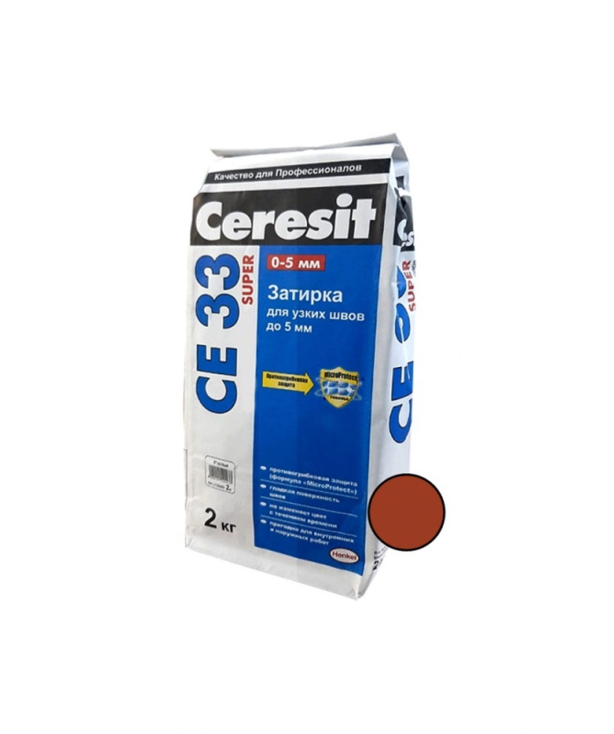 Քսահարթիչ CERESIT CE33, աղյուսագույն, 2կգ