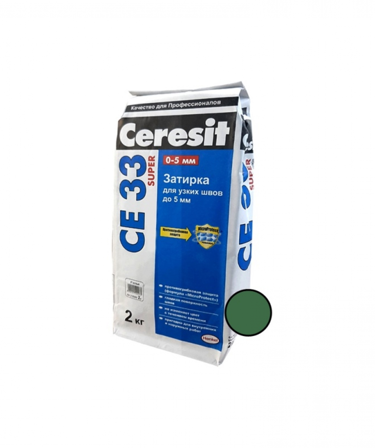 Քսահարթիչ CERESIT CE33, կանաչ, 2կգ