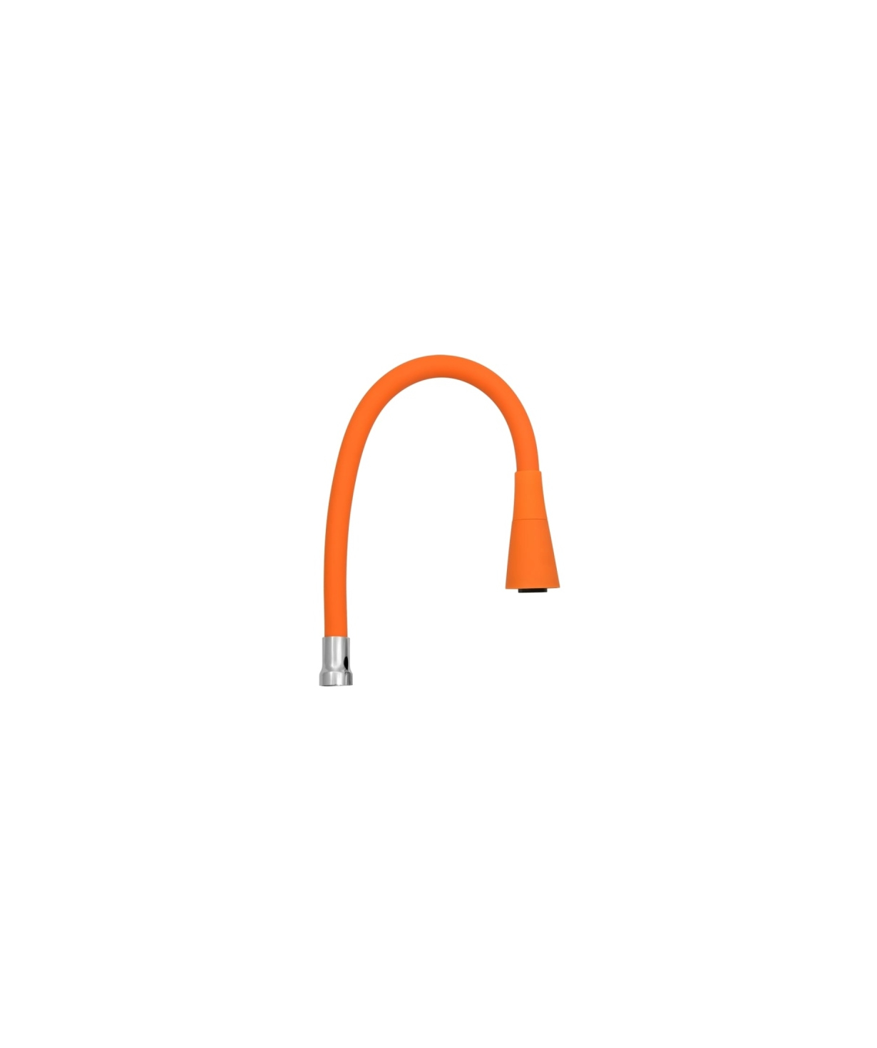 Ծորակի խողովակ սիլիկոնե ցնցուղի գլխիկով ORANGE