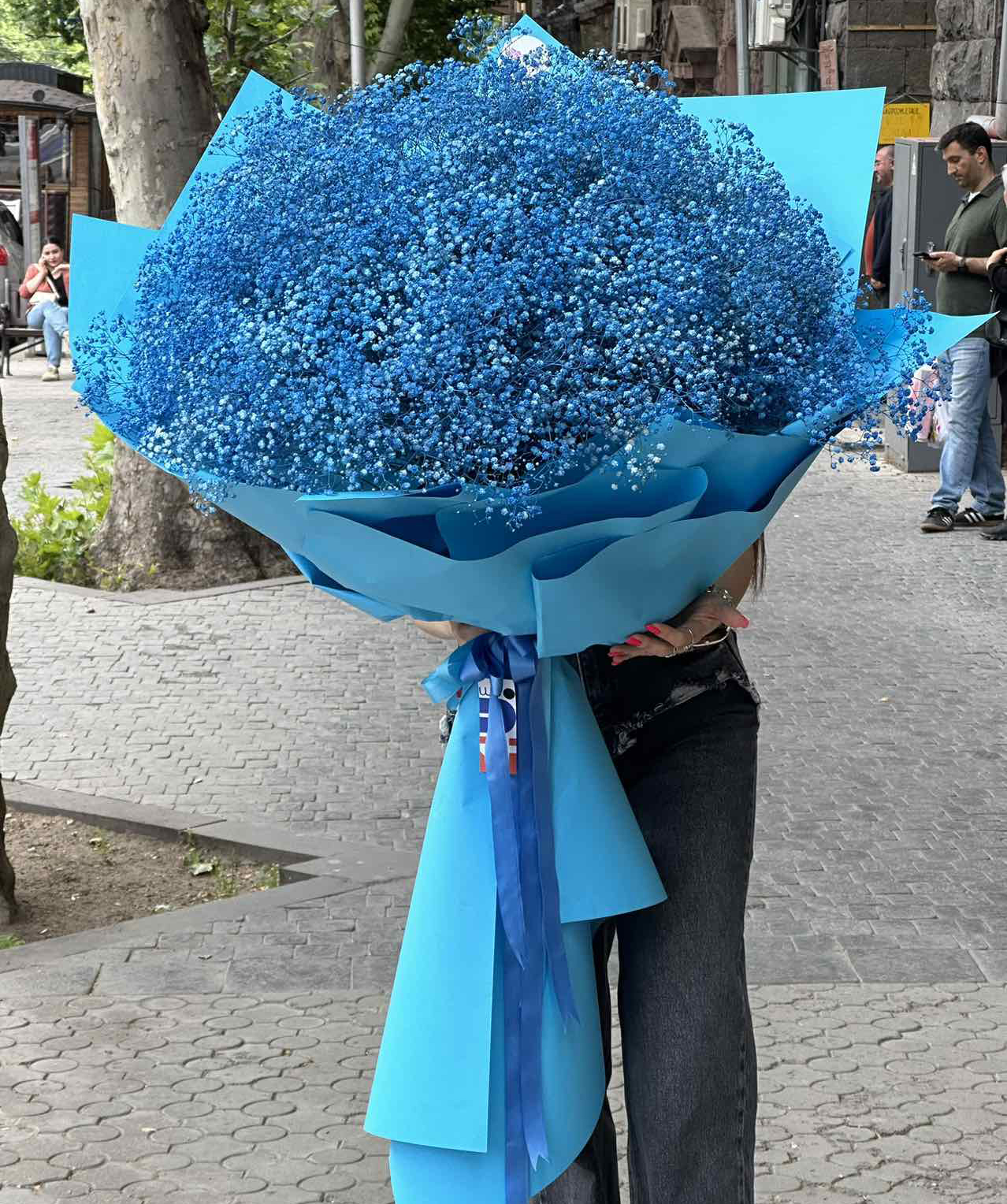 Bouquet «Altertheim» with gypsophilas