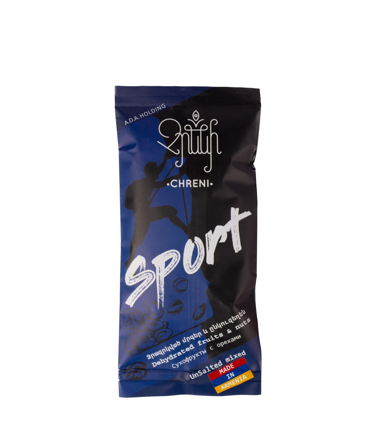 Сухофрукты `Chreni Sport` с несолеными грецкими орехами