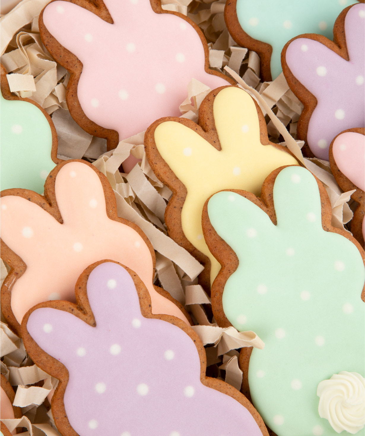 Cookies ''Tartist'' Easter bunnies