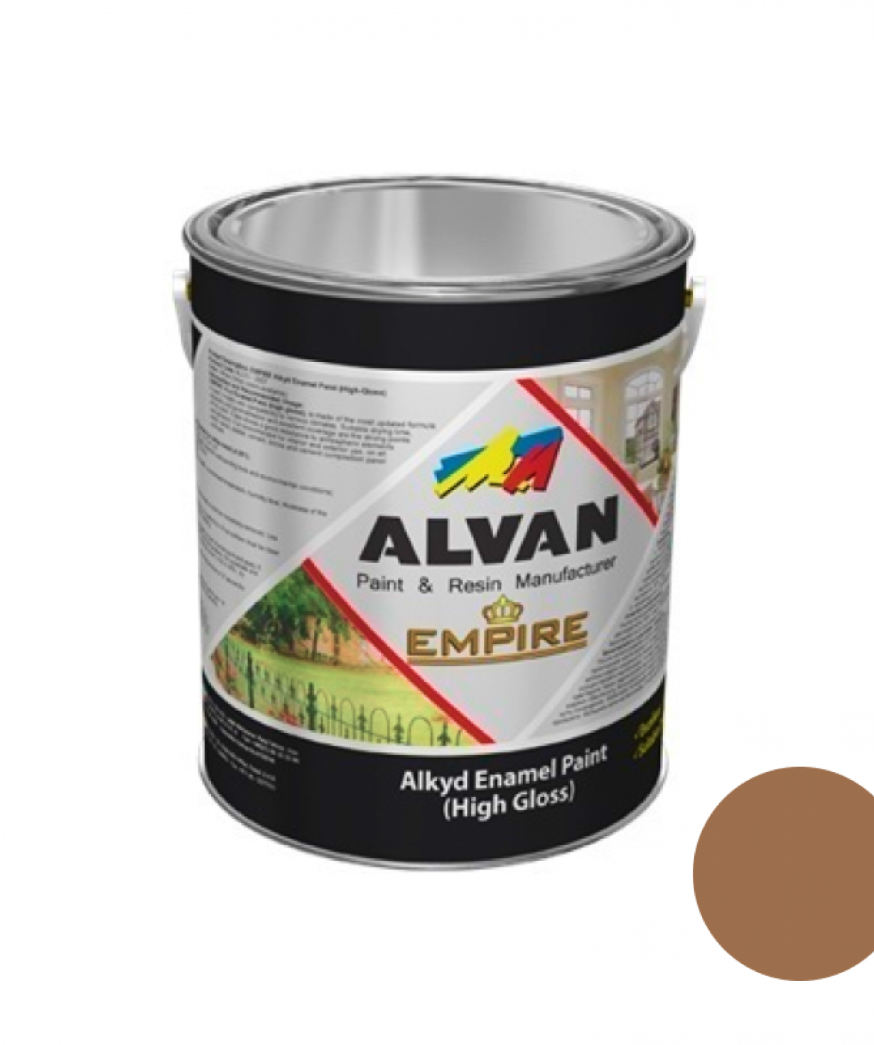 Յուղաներկ փայլուն ALVAN EMPIRE192 ոսկեգույն  250գր