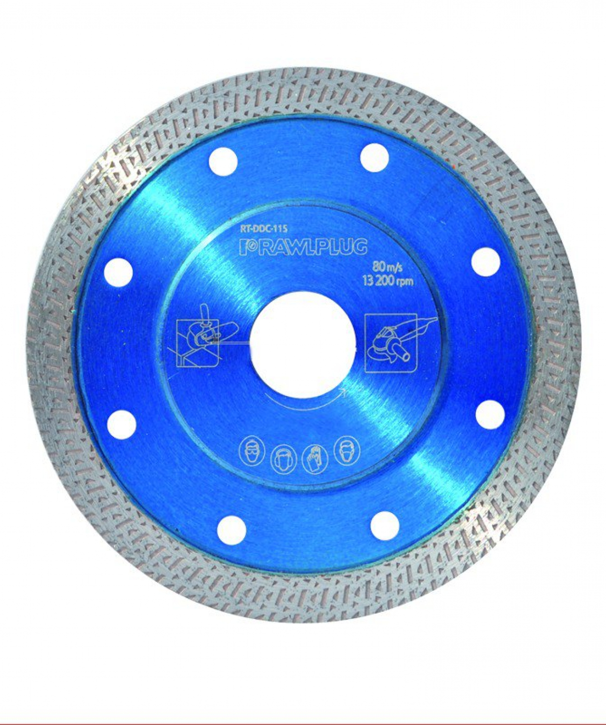 Ալմաստե  սկավառակ սալիկ կտրող  115x22,23 մմ RT-DDC RAWLPLUG