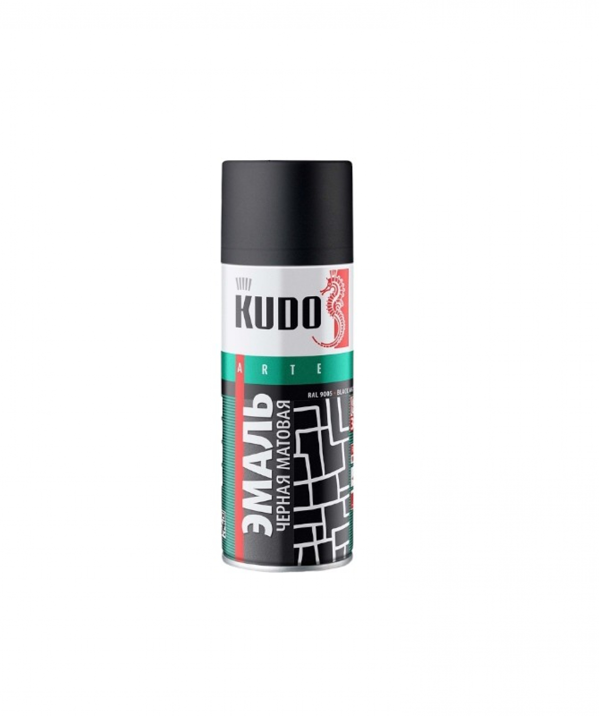 Էմալ ունիվերսալ սև անփայլ KUDO