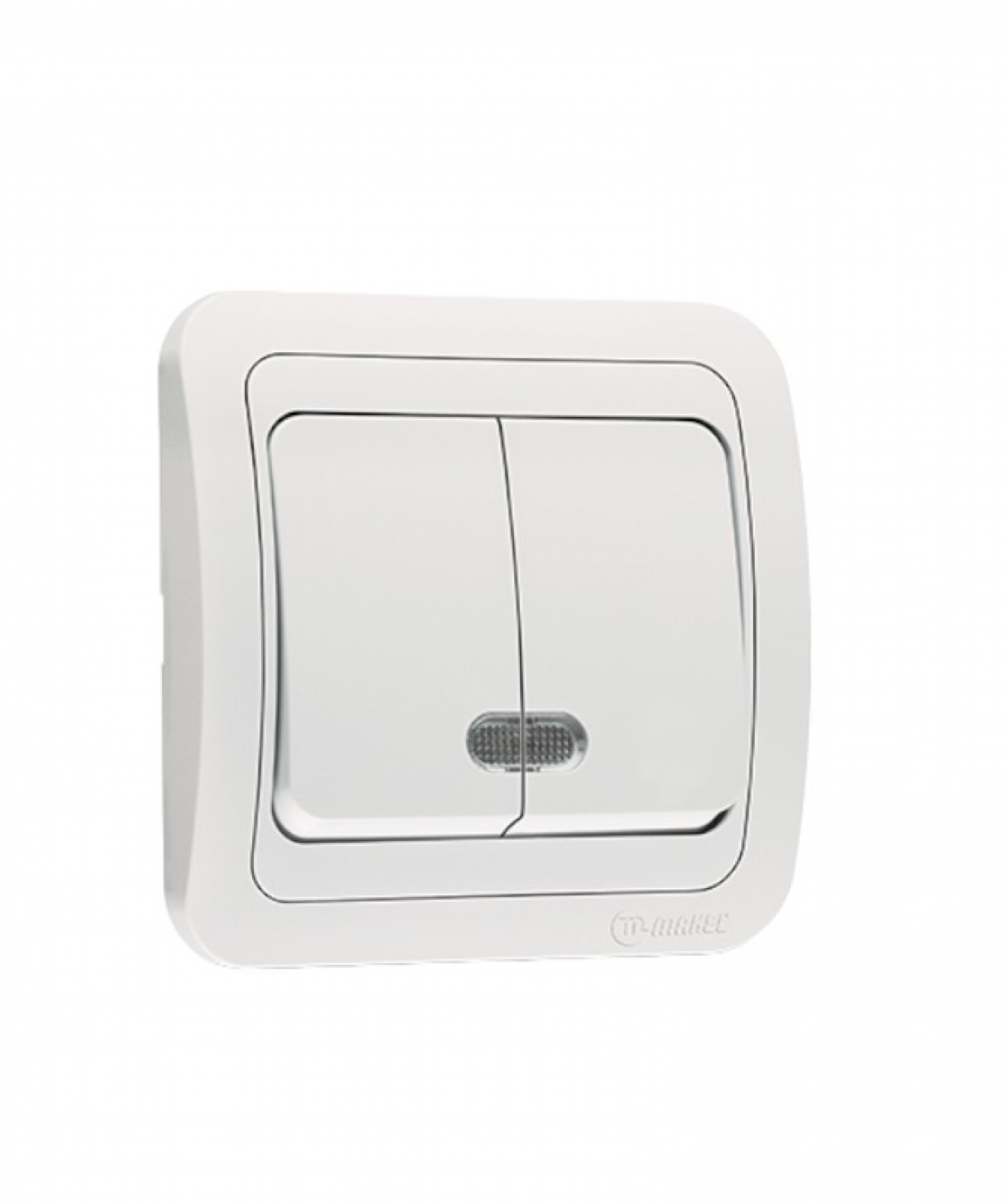 Անջատիչ Makel Mimoza երկկողմանի Ներկառուցվող Սպիտակ լուսավորությամբ