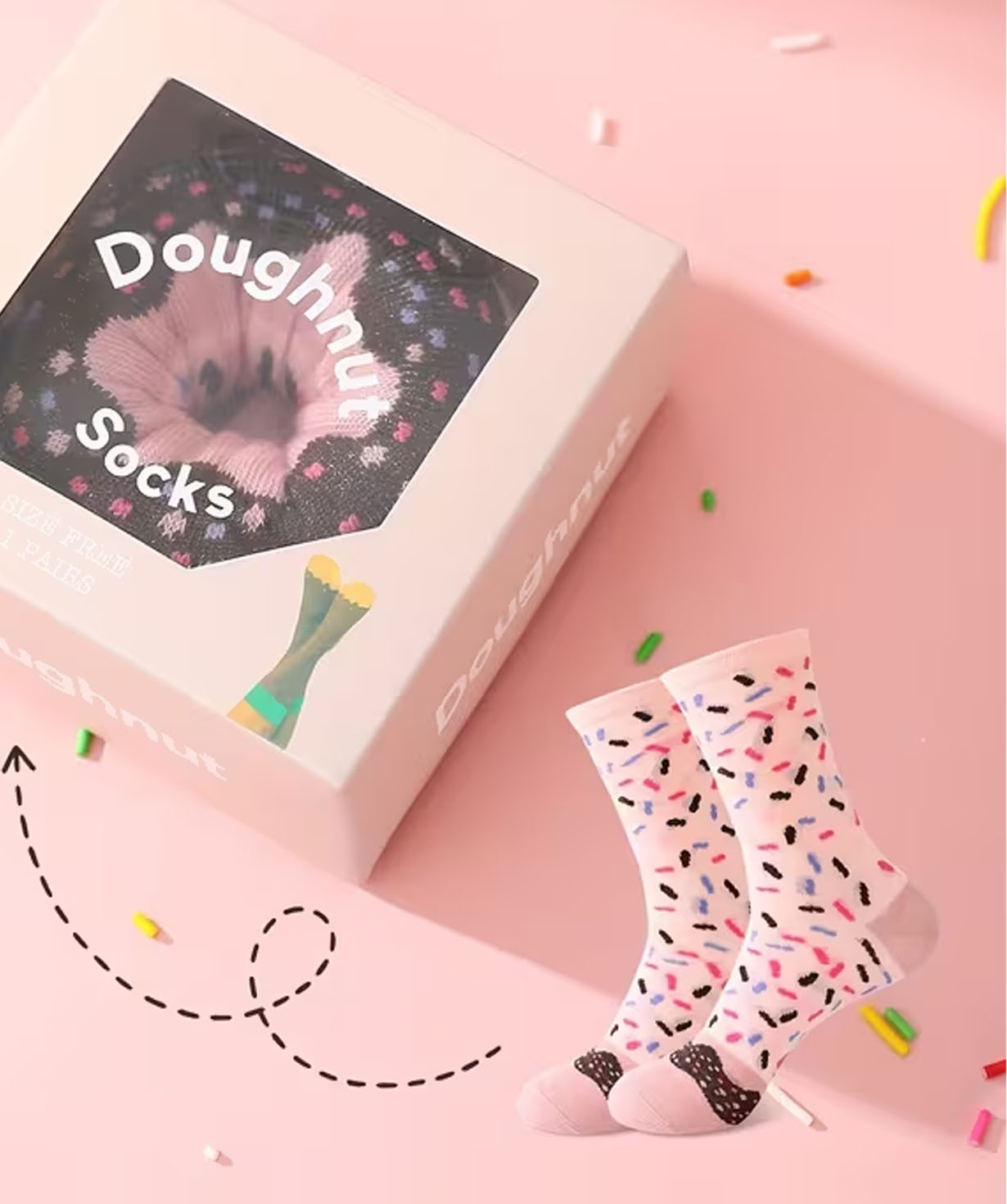 Socks «Gift Store» Donut №1229