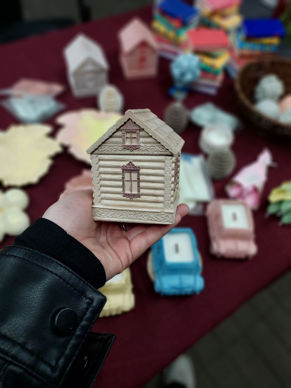 Свеча «Blue Moon» Домик нашего сердца