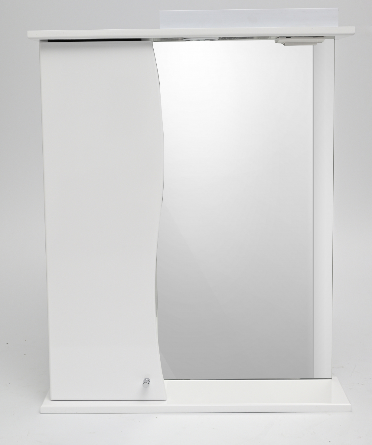 Perla PVC հայելի Volna, Սպիտակ, 60x73x17սմ, CH1