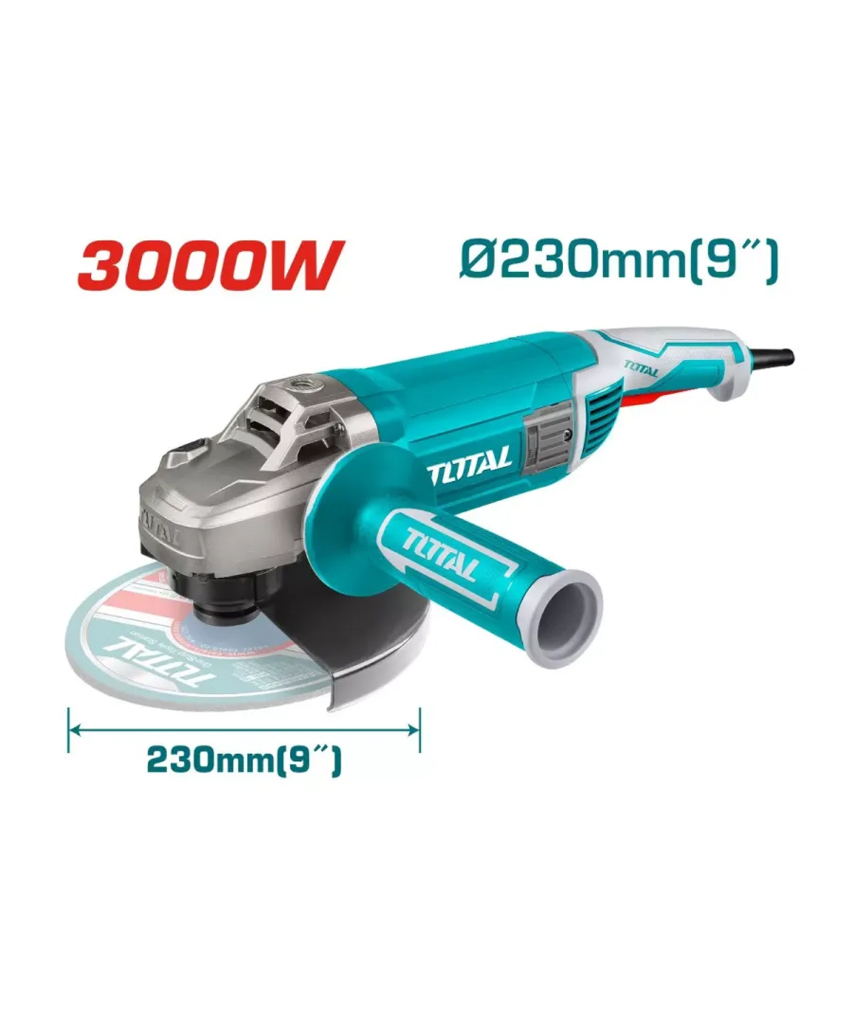 Angle grinder «Total Tools» TG1302306, 3000 W