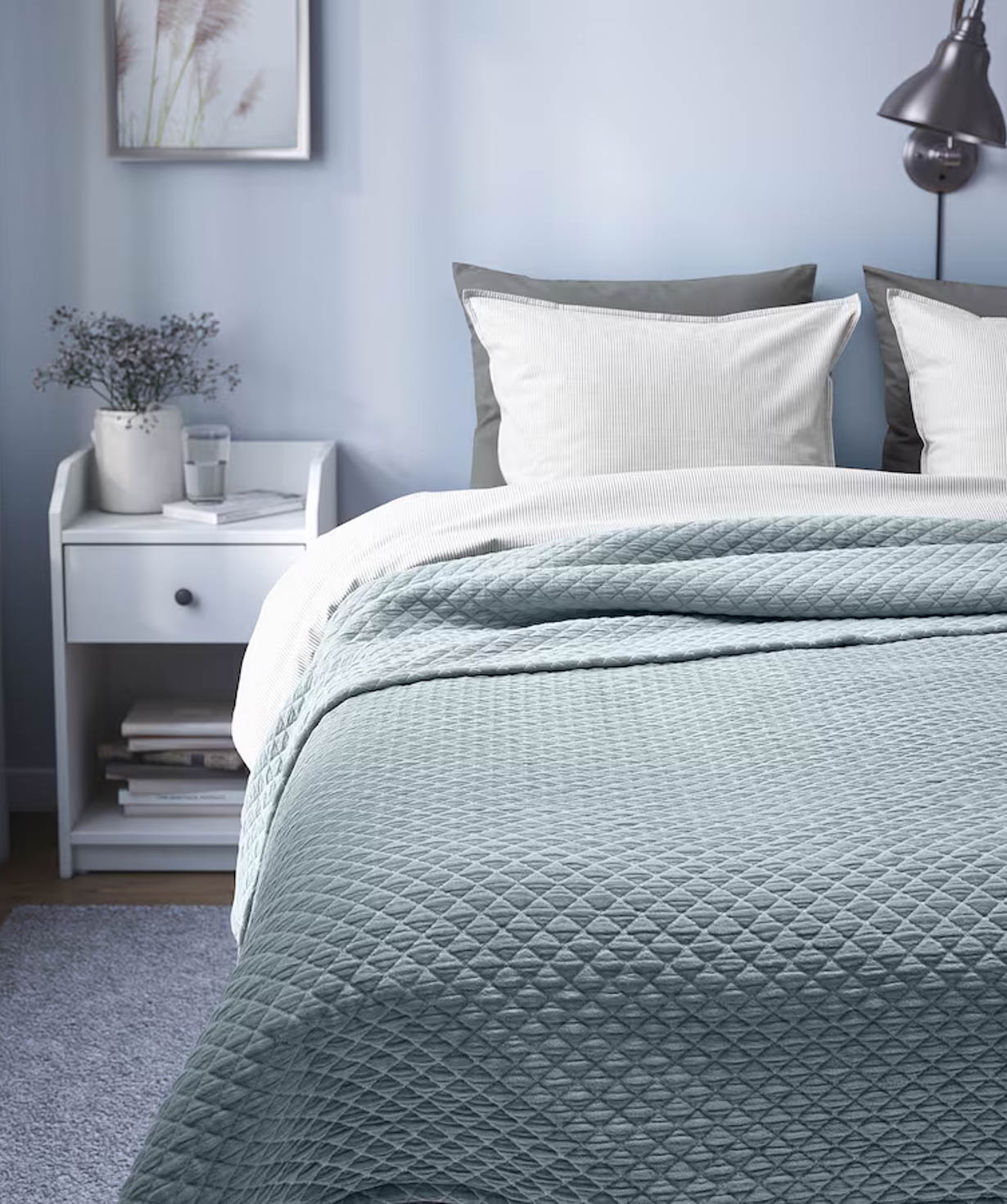 Bedspread «Ikea» Praktvial, blue, 240 x 260 cm