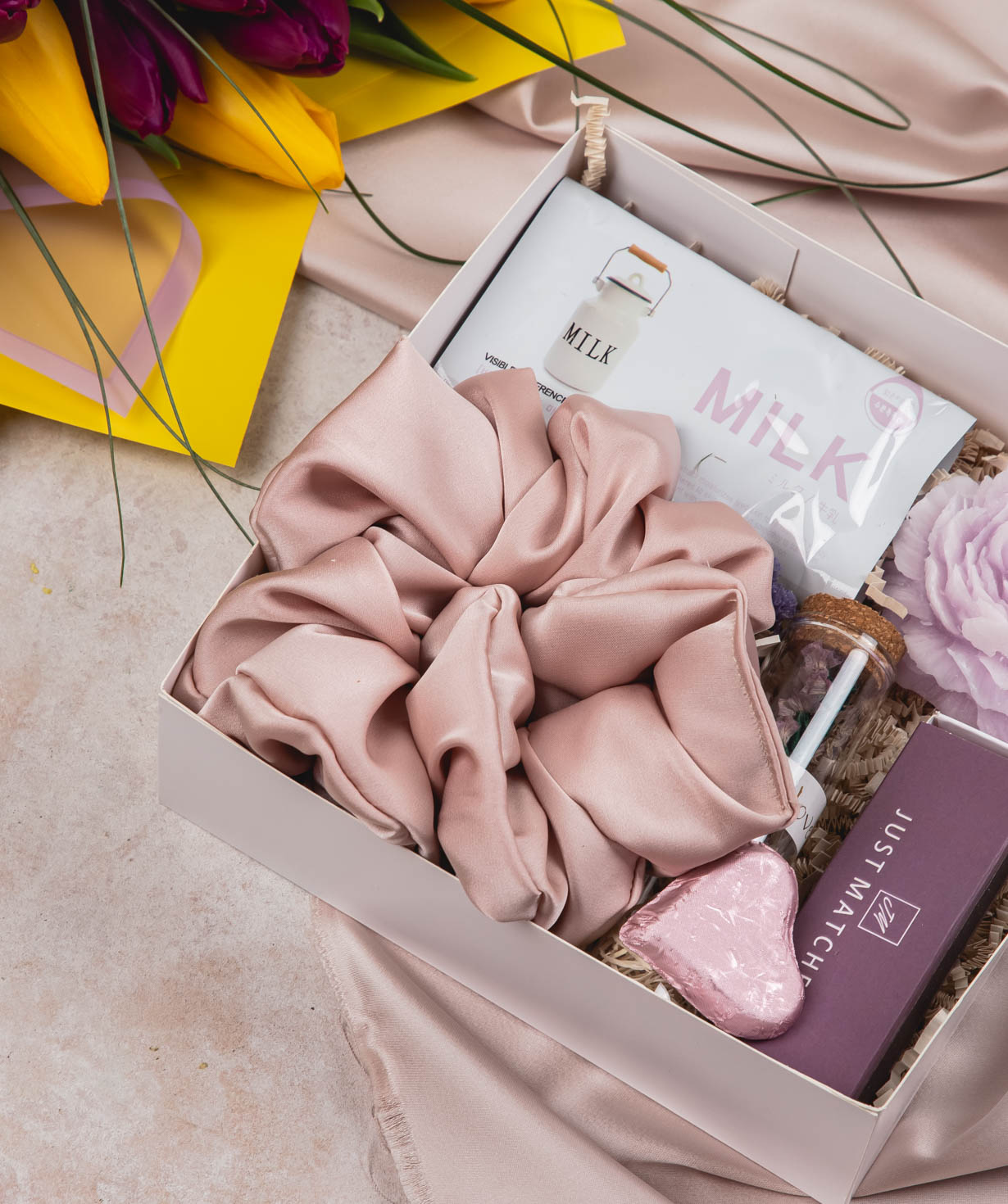 Gift box «THE BOX» №380 Lilac