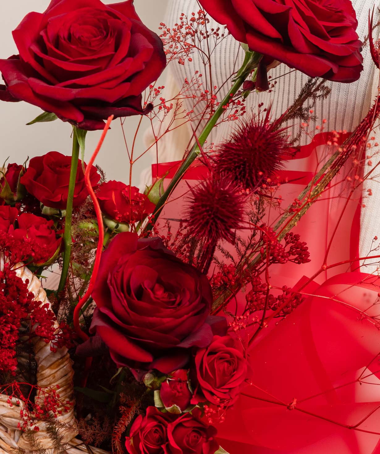 Композиция «Arveyron» из роз