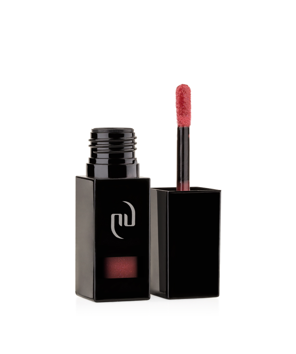 Lipstick `CHERRY LOVE` liquid with transparent gloss