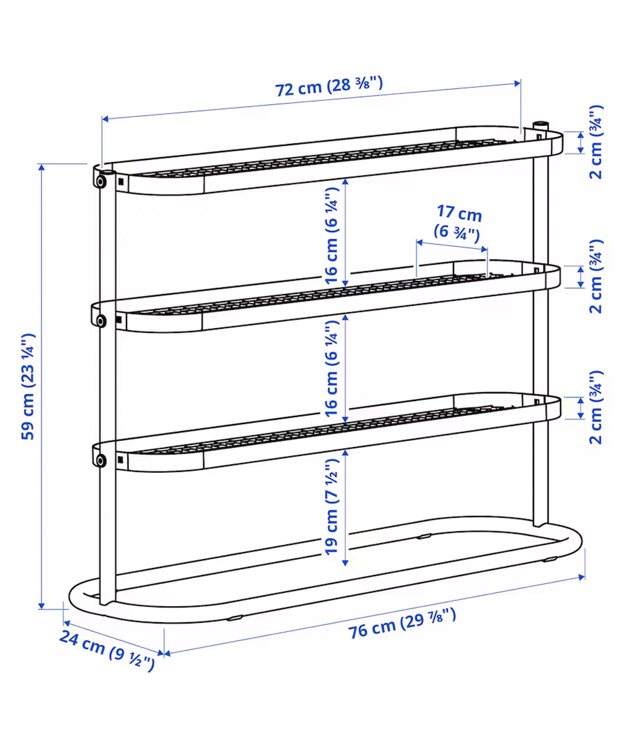 Shoe rack «Ikea» Alganas