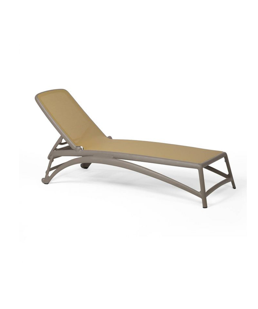 Chaise Lounge ''Atlantico'' tortora-sand