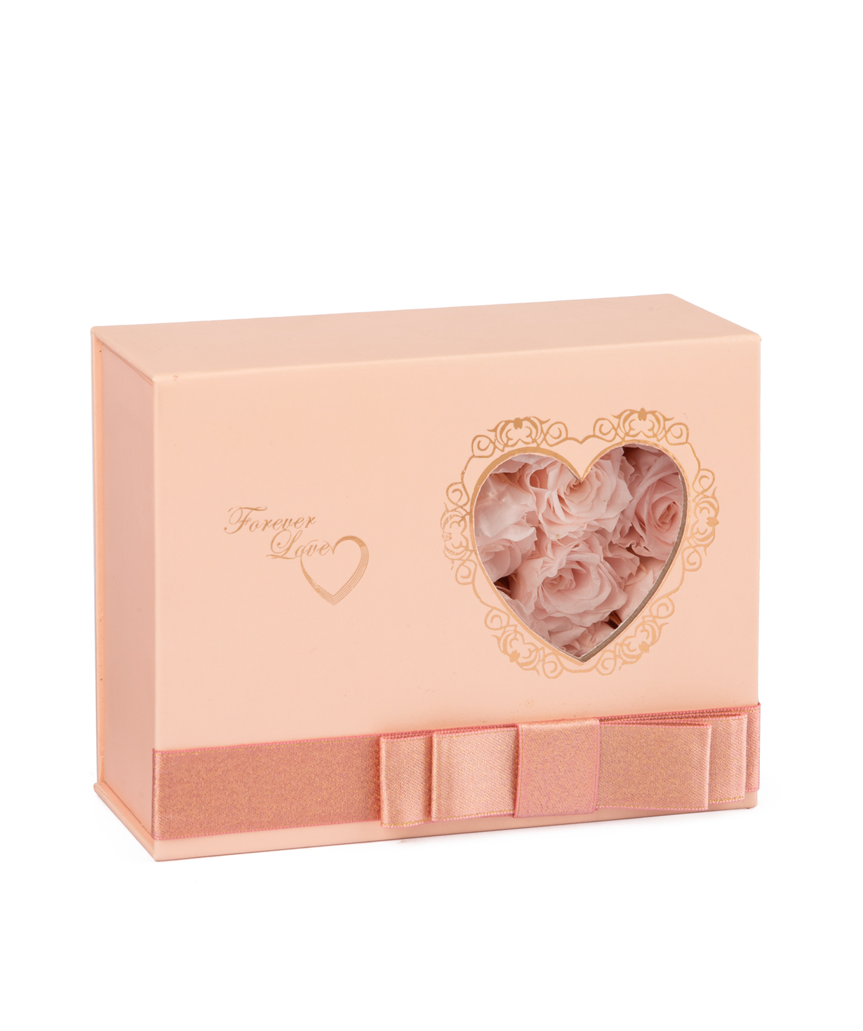 Rose `EM Flowers`  in a box, eternal, with bracelet