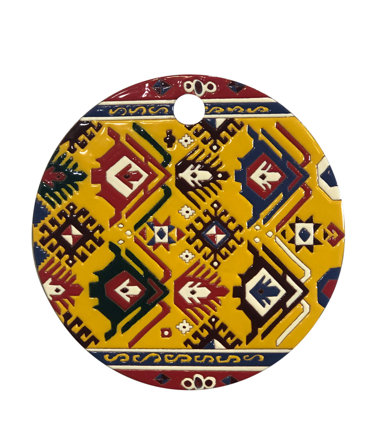 Serving plate «ManeTiles» decorative, ceramic №3